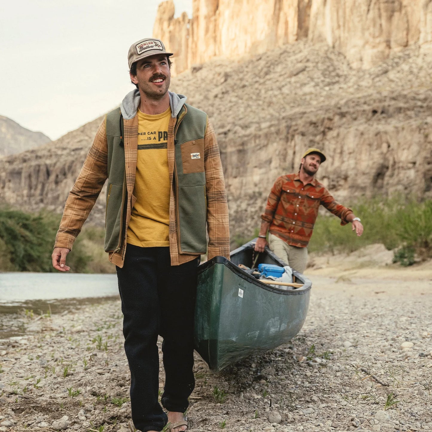 Free Range Fleece Vest - Oregano