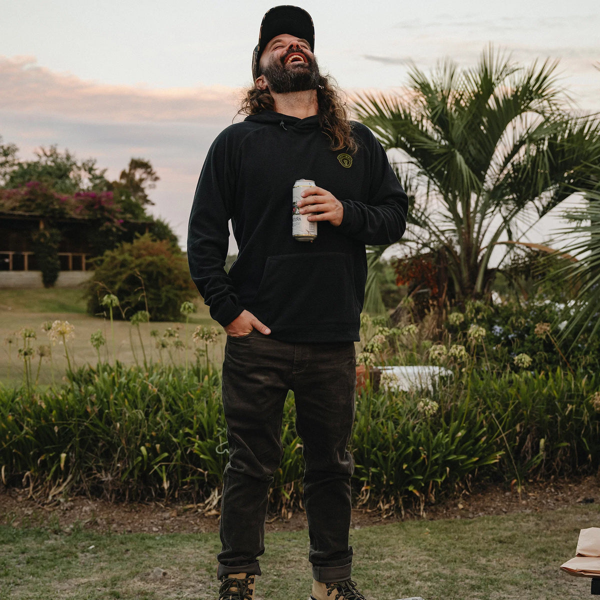 Palo Duro Fleece Hoodie - Antique Black