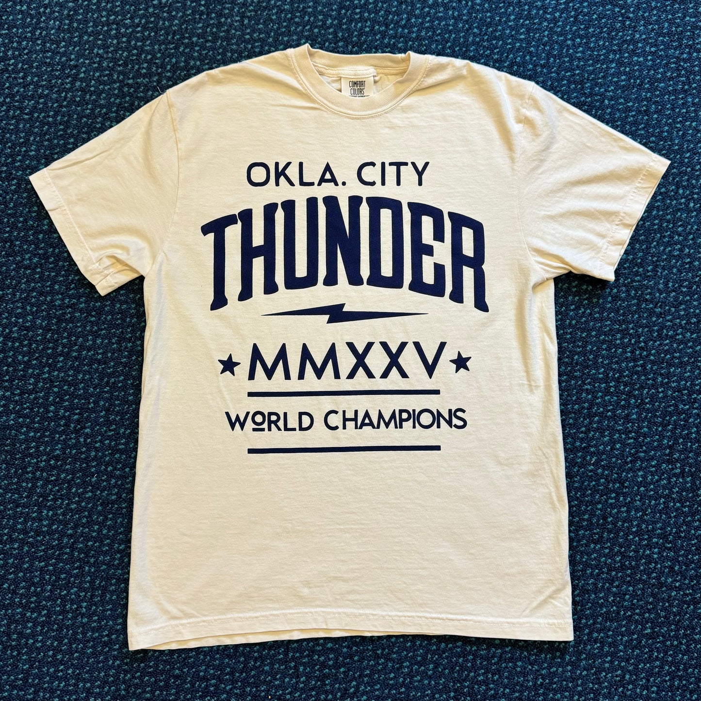 Okla City MMXXV Champions Tee - Ivory