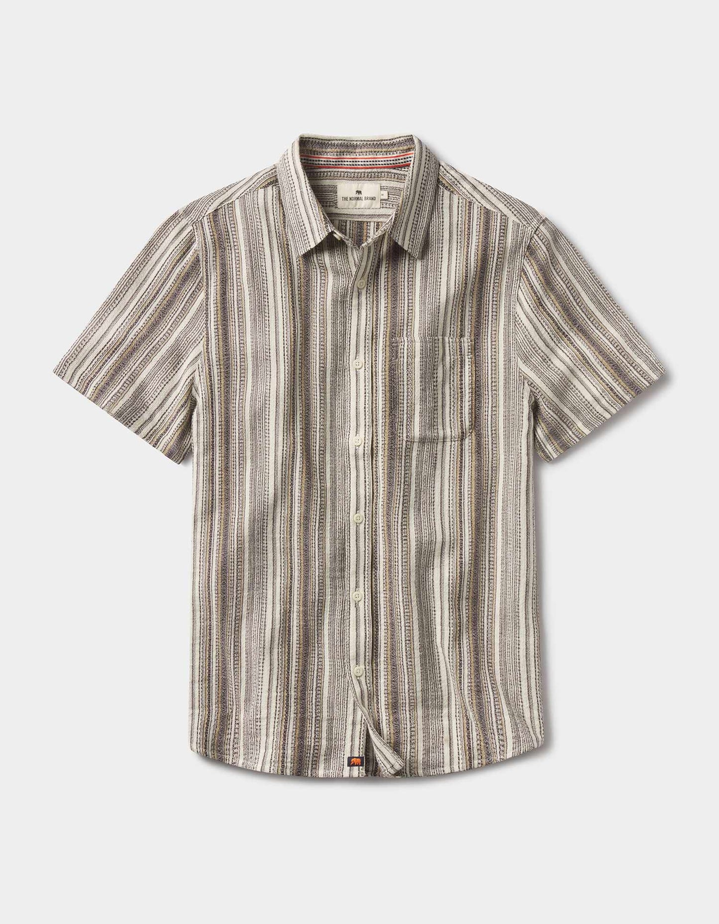 Freshwater Button Up Shirt - Sandy Shore Stripe