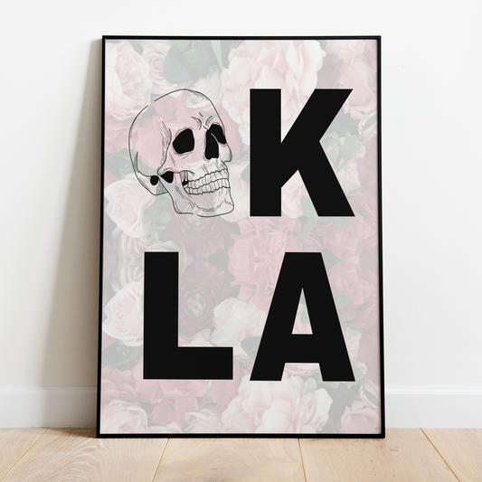 SkullKLA Print - Floral