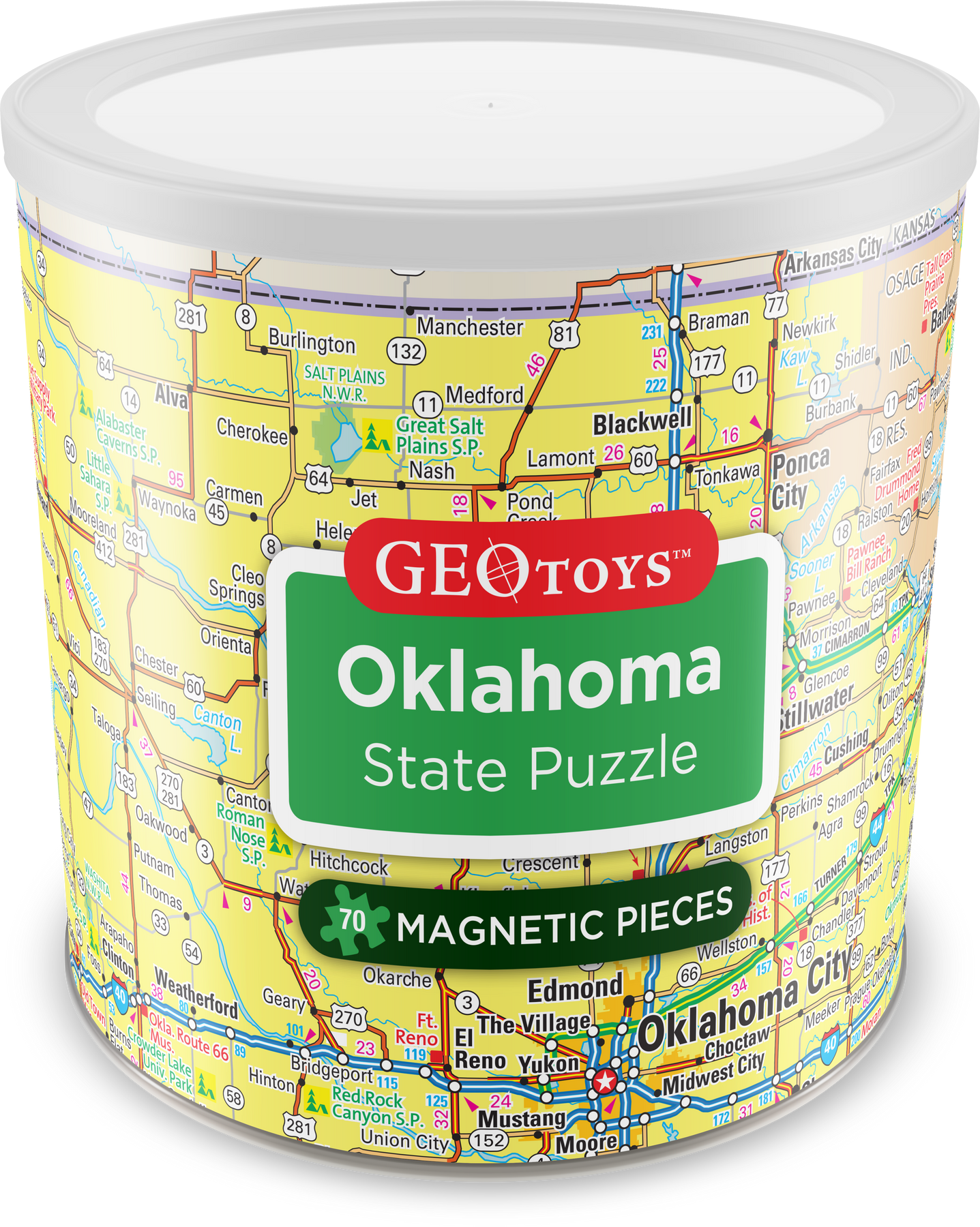 Magnetic Puzzle - Oklahoma