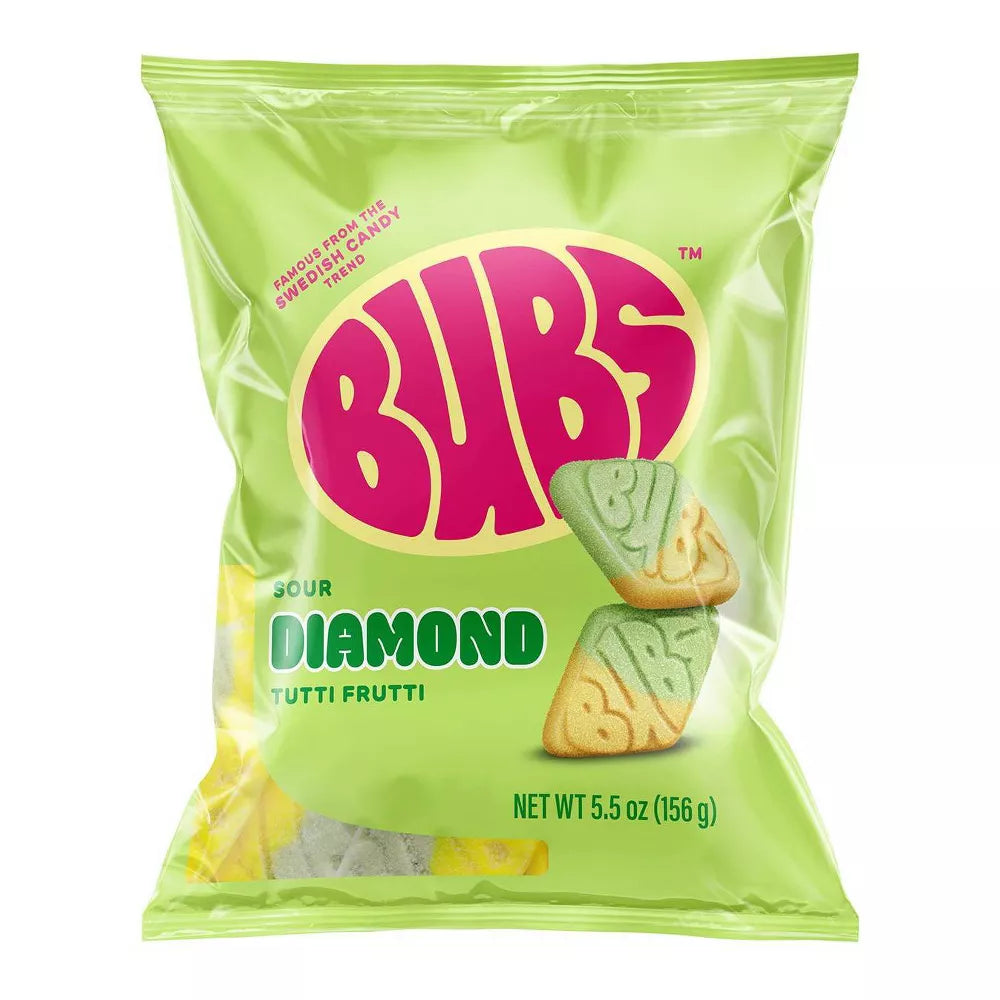 Bubs Sour Diamond Tutti Frutti