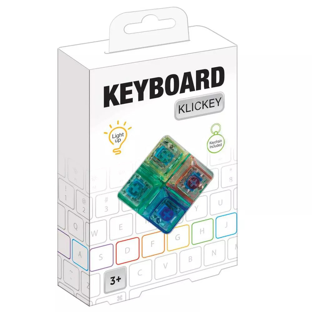 Keyboard Klickey Keychain Square
