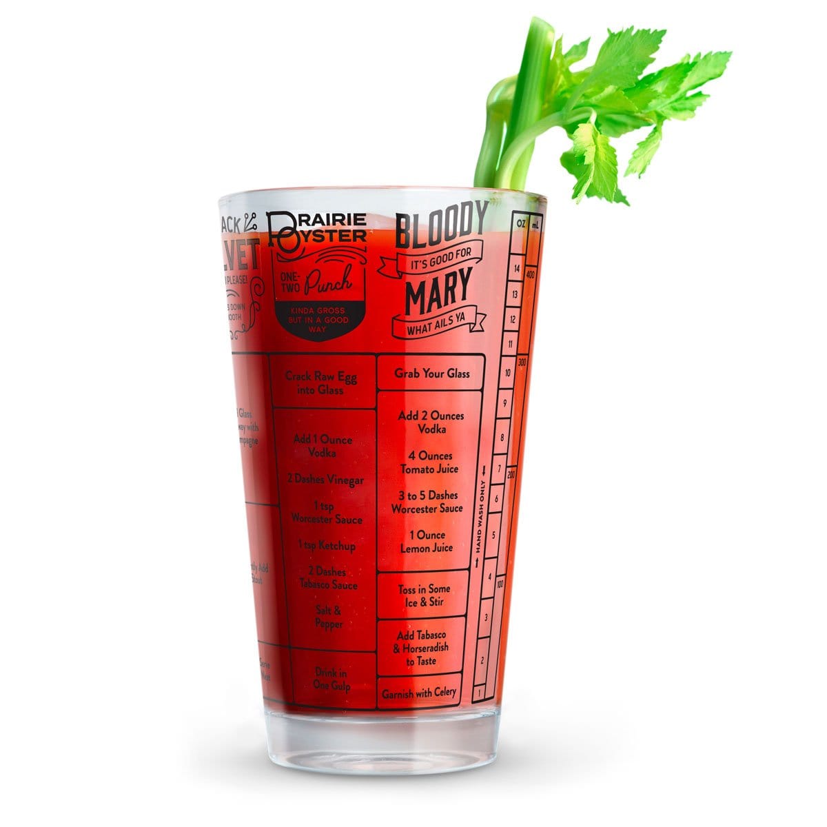 Good Measure - Hangover Recipe Glass