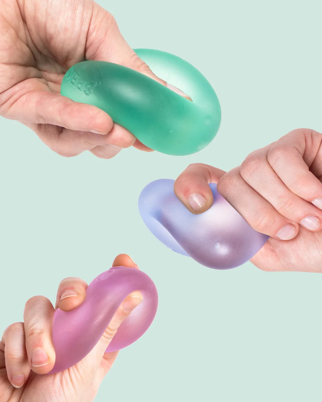 Gump Memory Gel Stress Ball - 3 Pack - Cool (Max 3 Per Household)