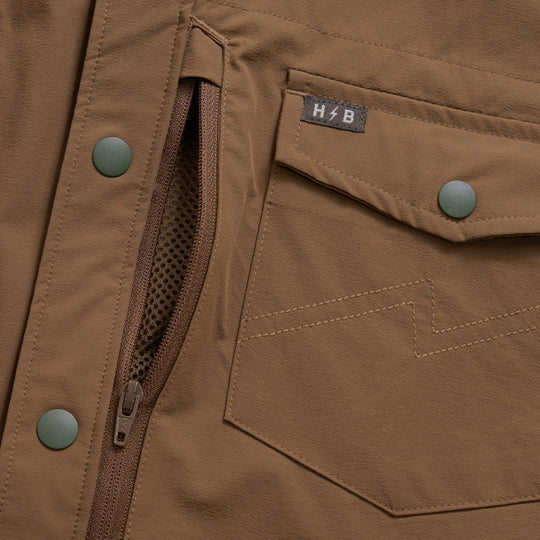 Emerger Tech Shortsleeve : Teak
