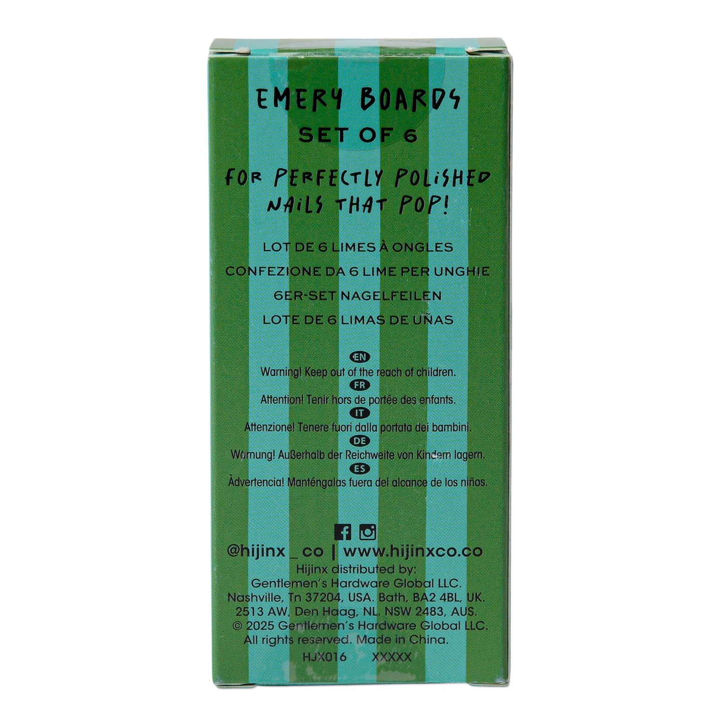 Emery Boards - On Point Set of 6