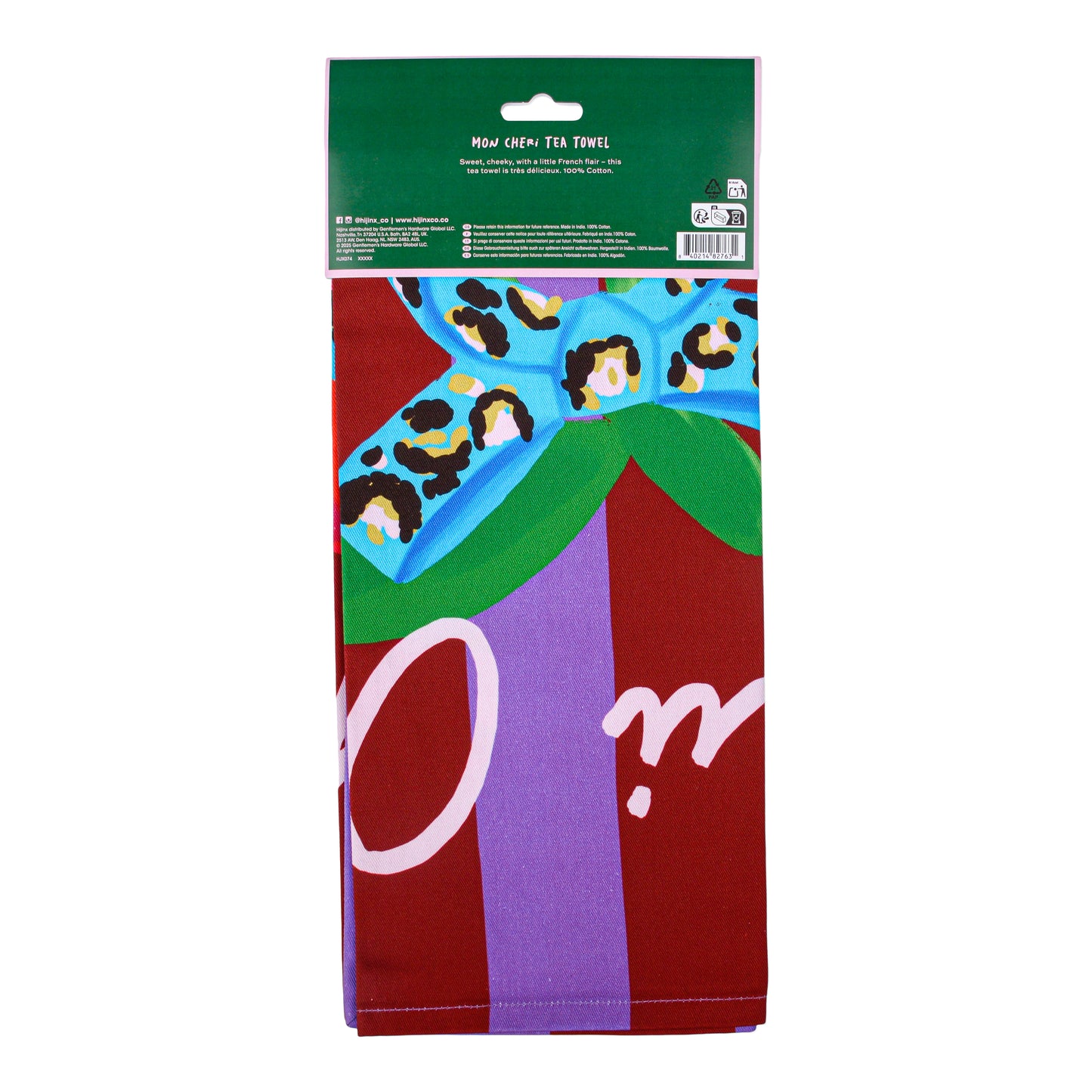 Tea Towel - Oui Oui Cheri