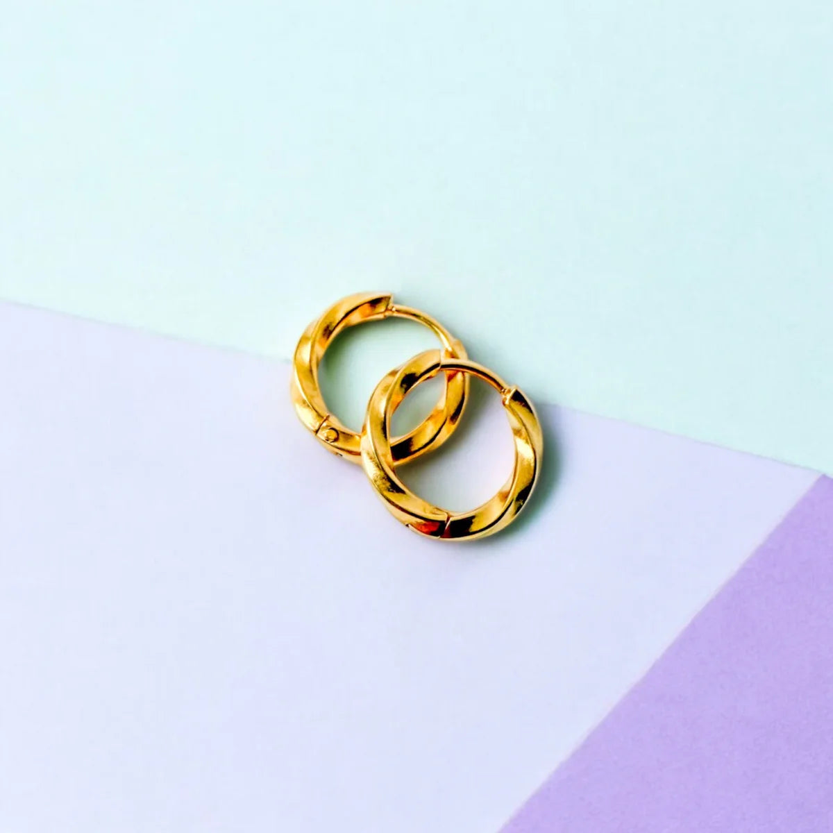 Twist Hoops Earrings