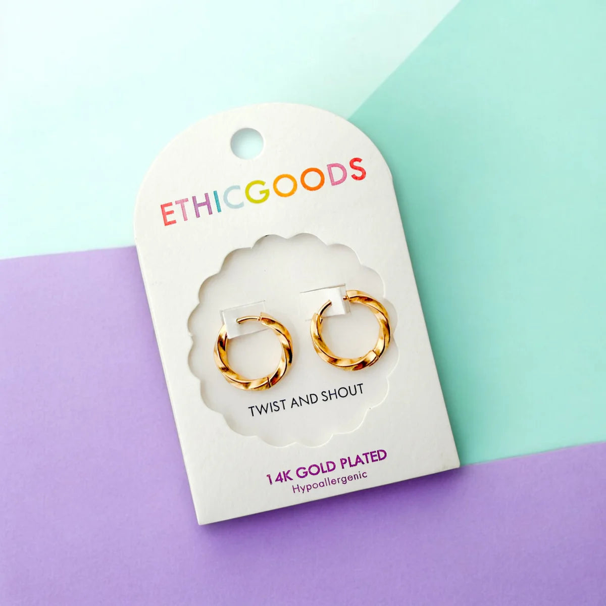 Twist Hoops Earrings