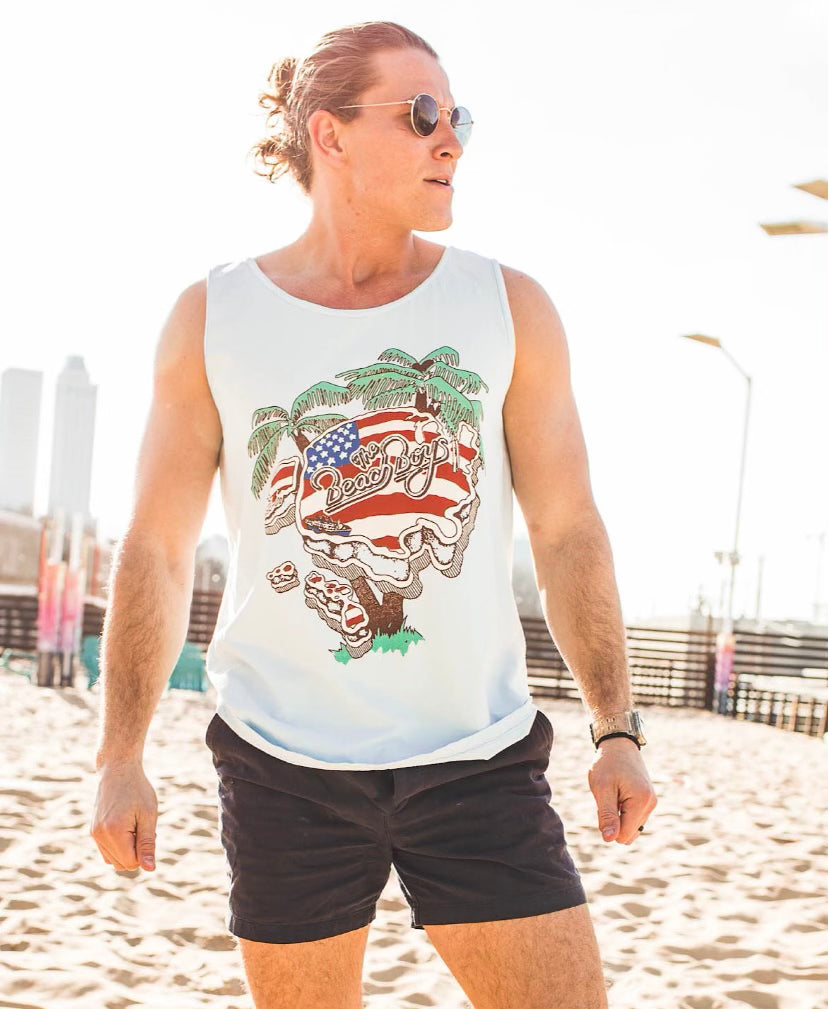 Beach Boys American Tour CC Tank - Chambray