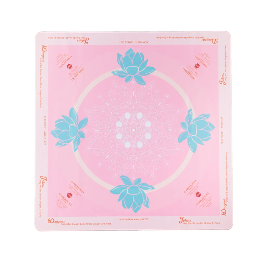 Mini Lotus Mahjong Mat - Pink