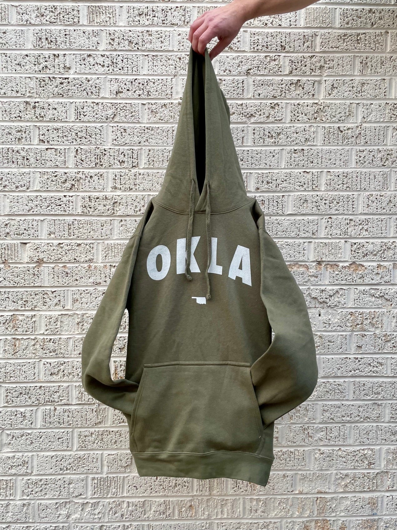 OKLA Hoodie - Olive