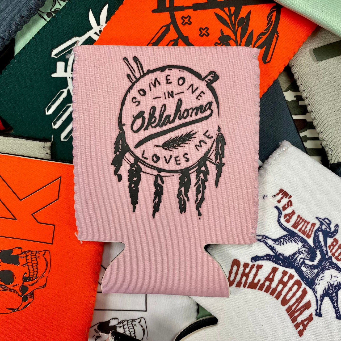 Someone in Oklahoma Loves Me Koozie