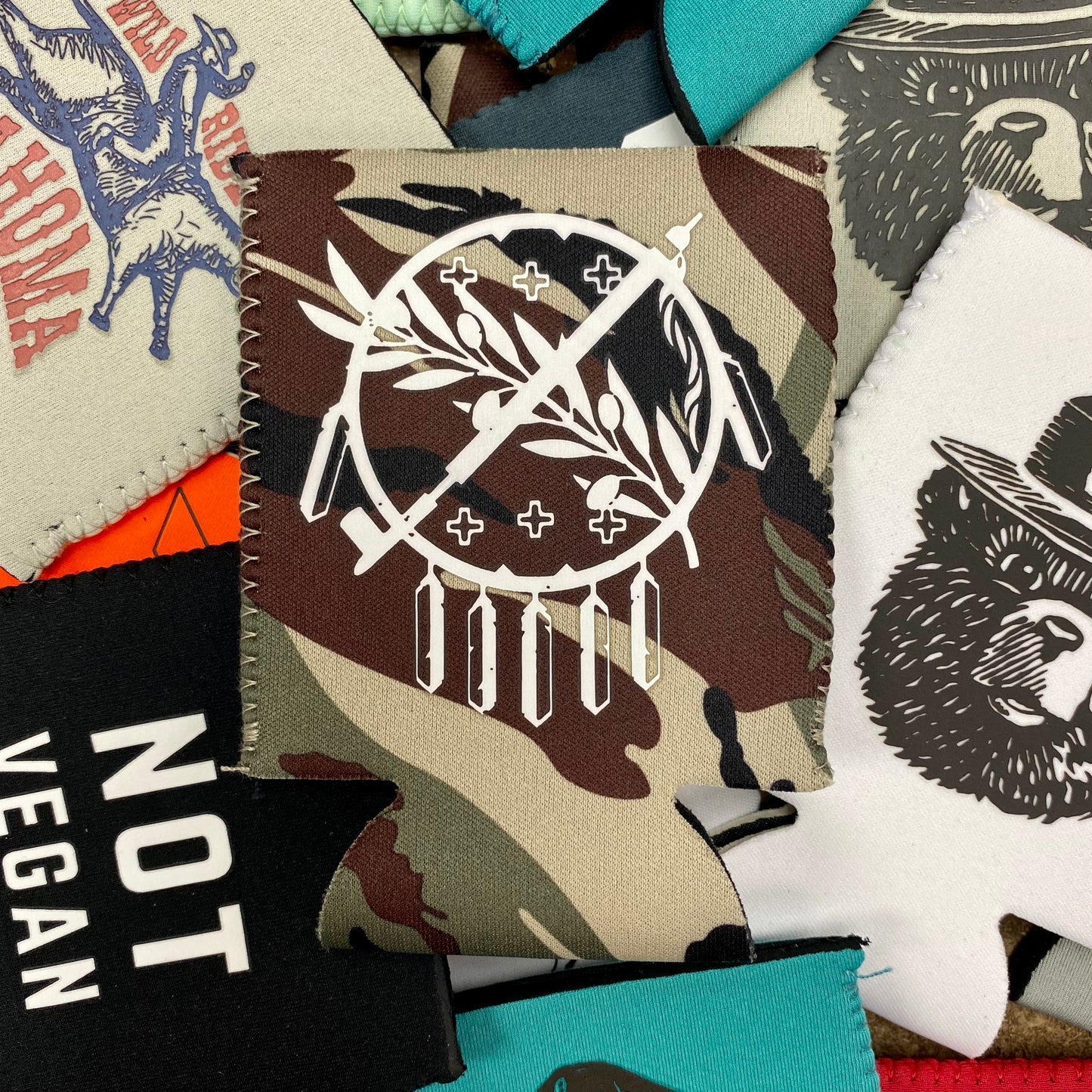 Oklahoma Osage Shield Koozie