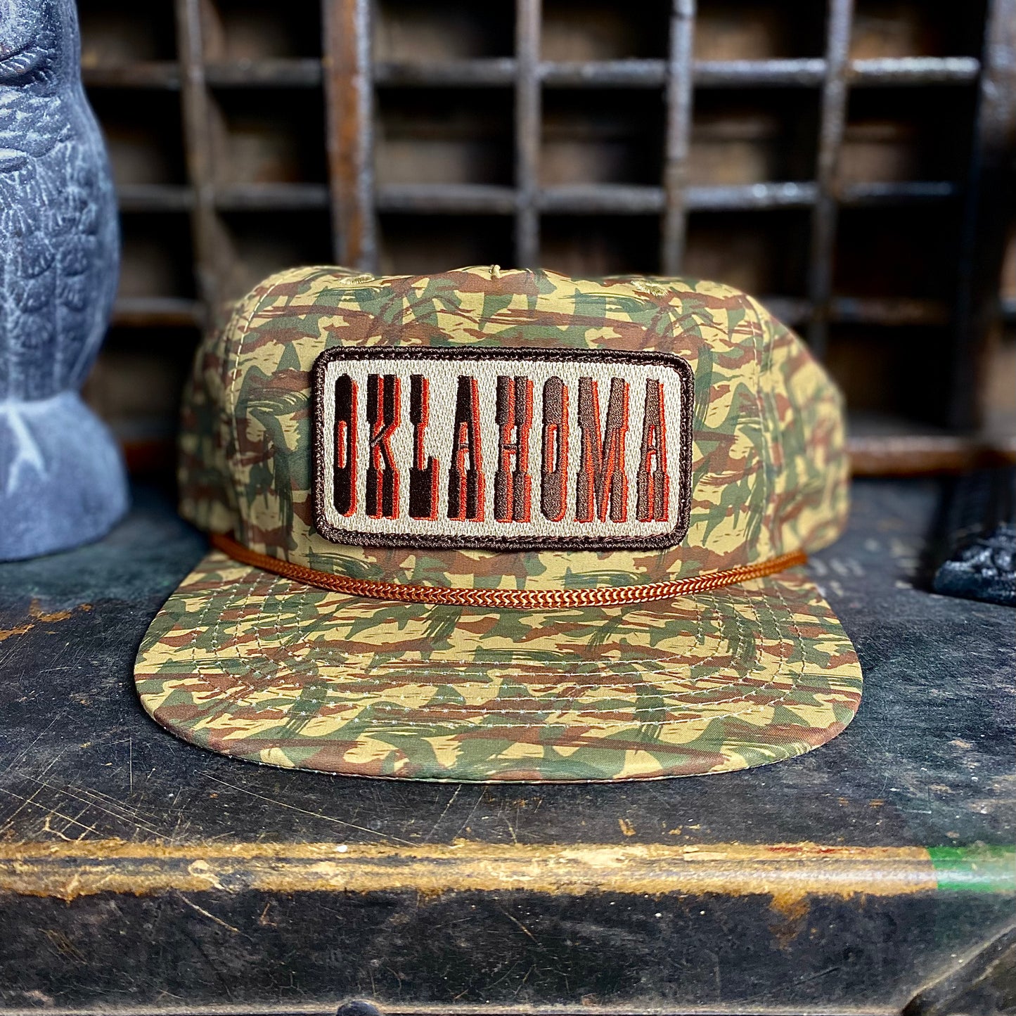 Oklahoma Western Type - Camo Rope Hat