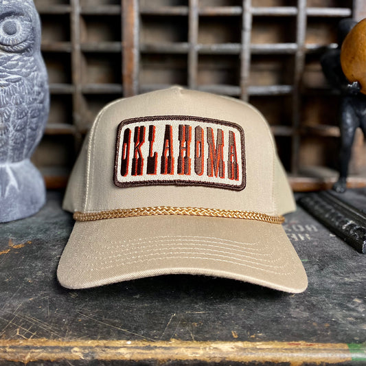 Oklahoma Western Type - Tan Rope Hat