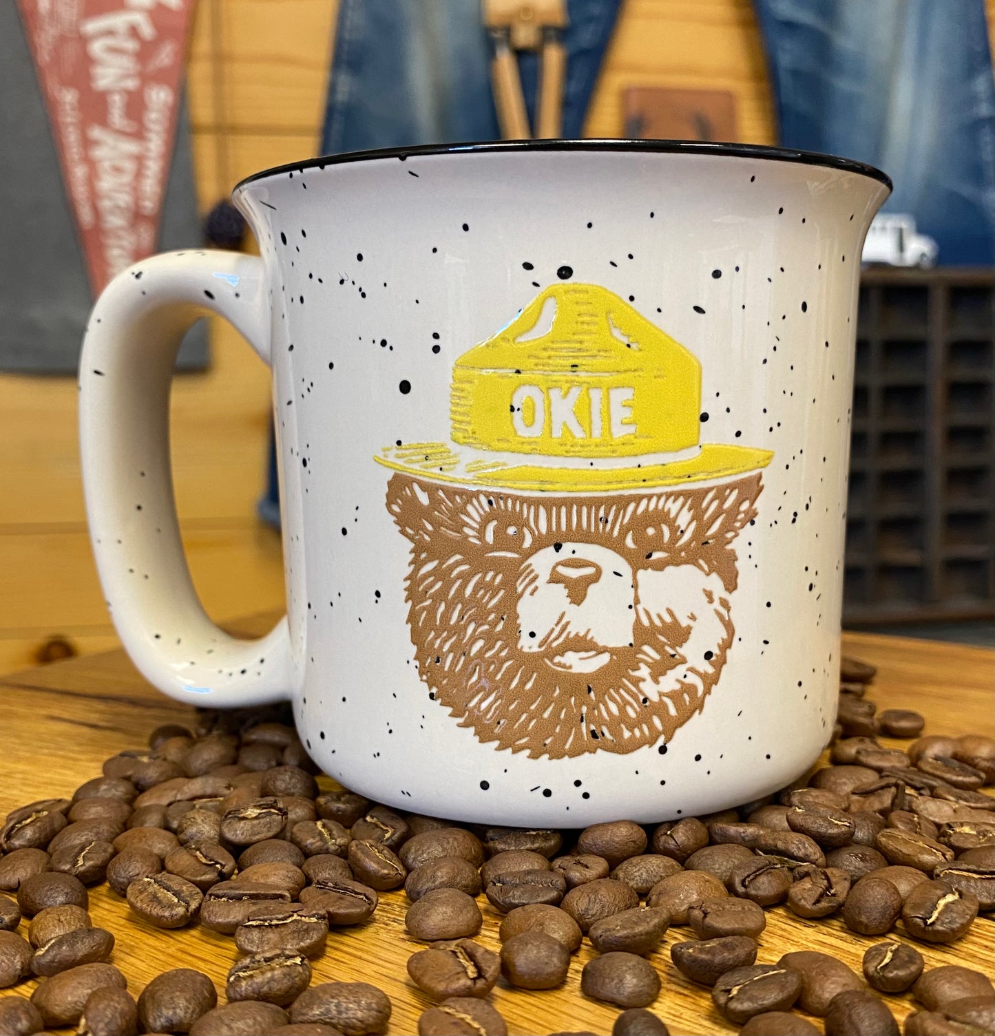 Okie the Bear 13oz Campfire Mug