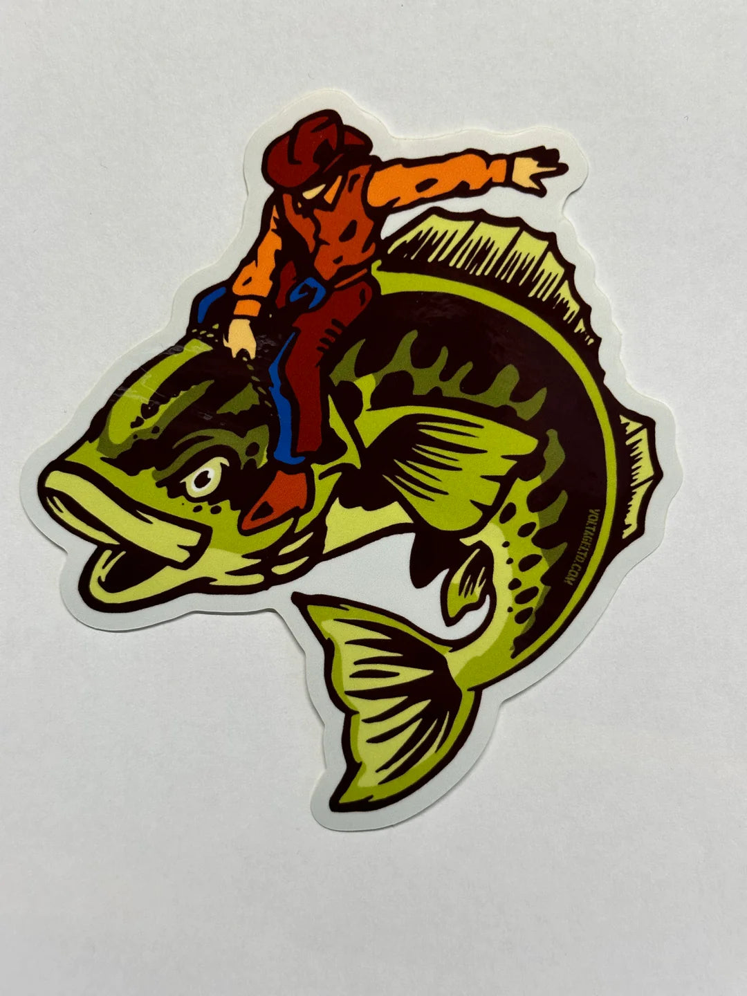 Buckin' Bass Sticker