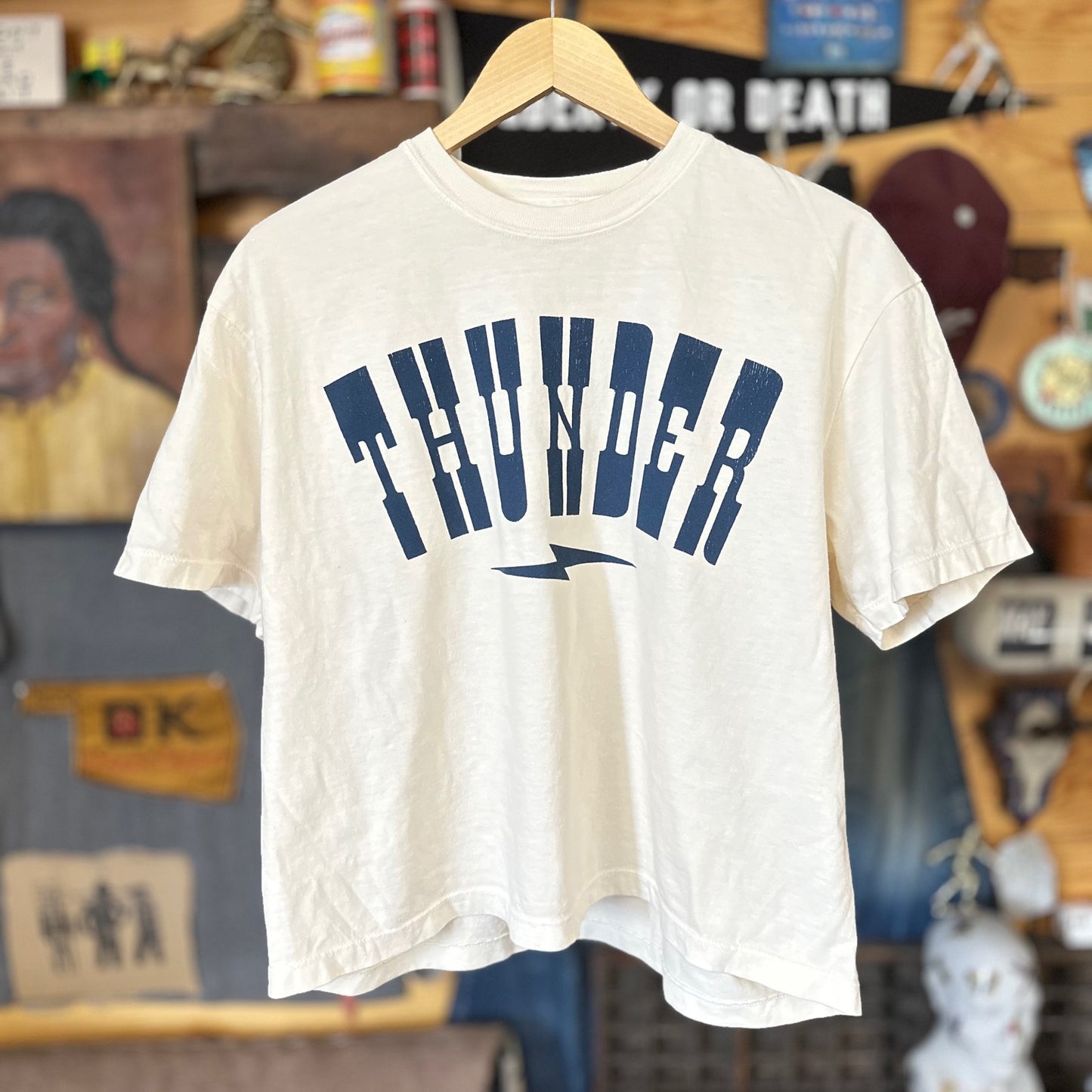 Cropped Thunder Western Tee
