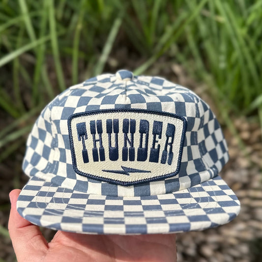 Youth OKC Thunder Bolt - Blue Checker