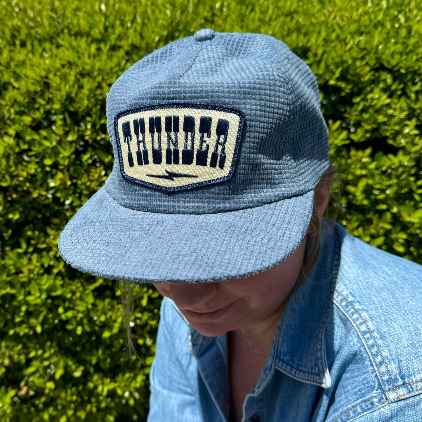 Thunder Bolt Waffle Corduroy Hat