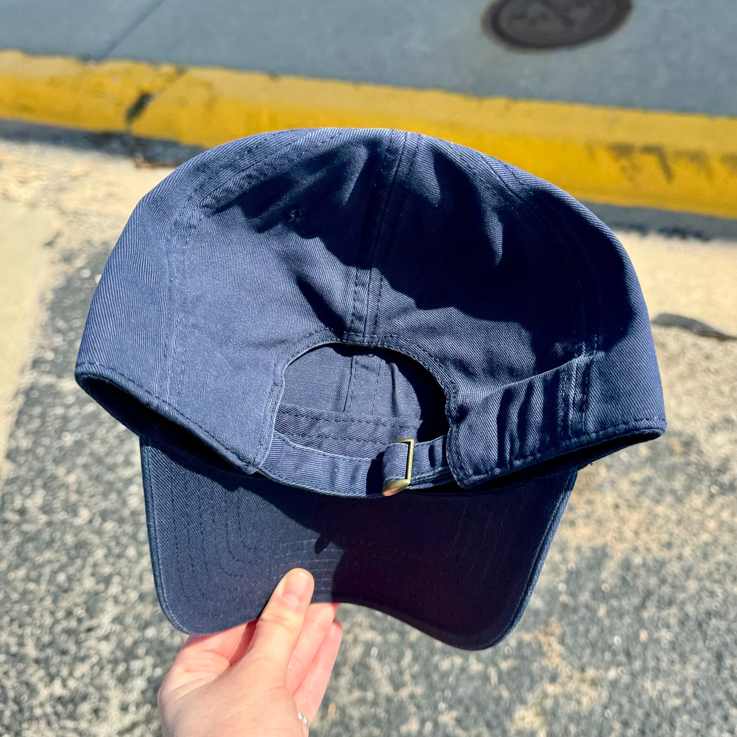 Thunder Bolt Dad Hat - Navy