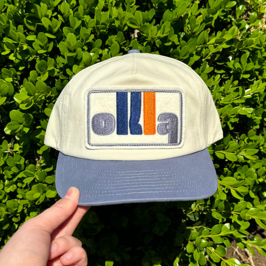 OKLA Two Tone Hat - Light Blue