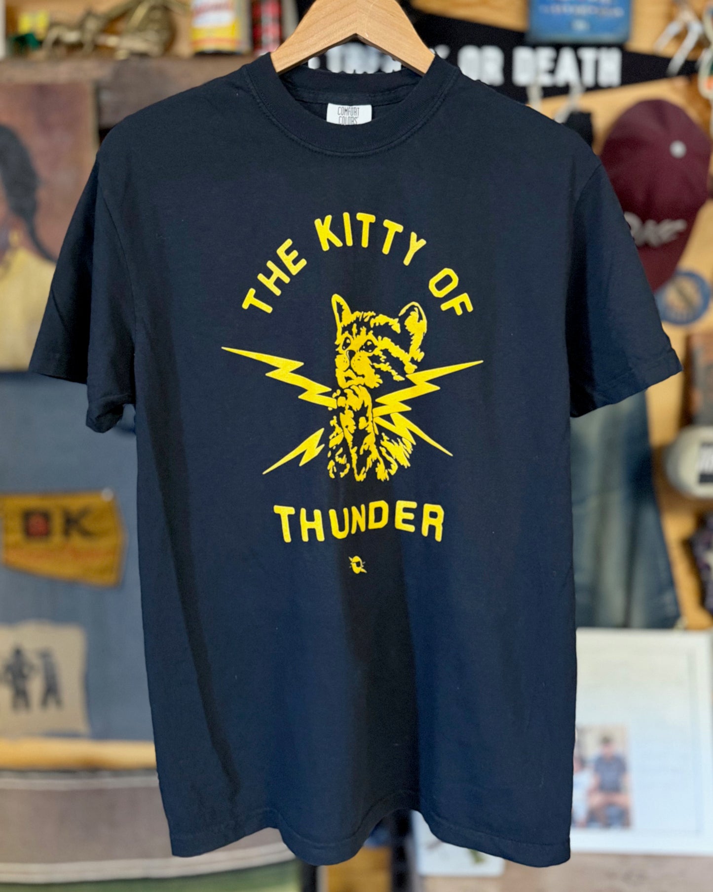 Kitty of Thunder Tee - Black