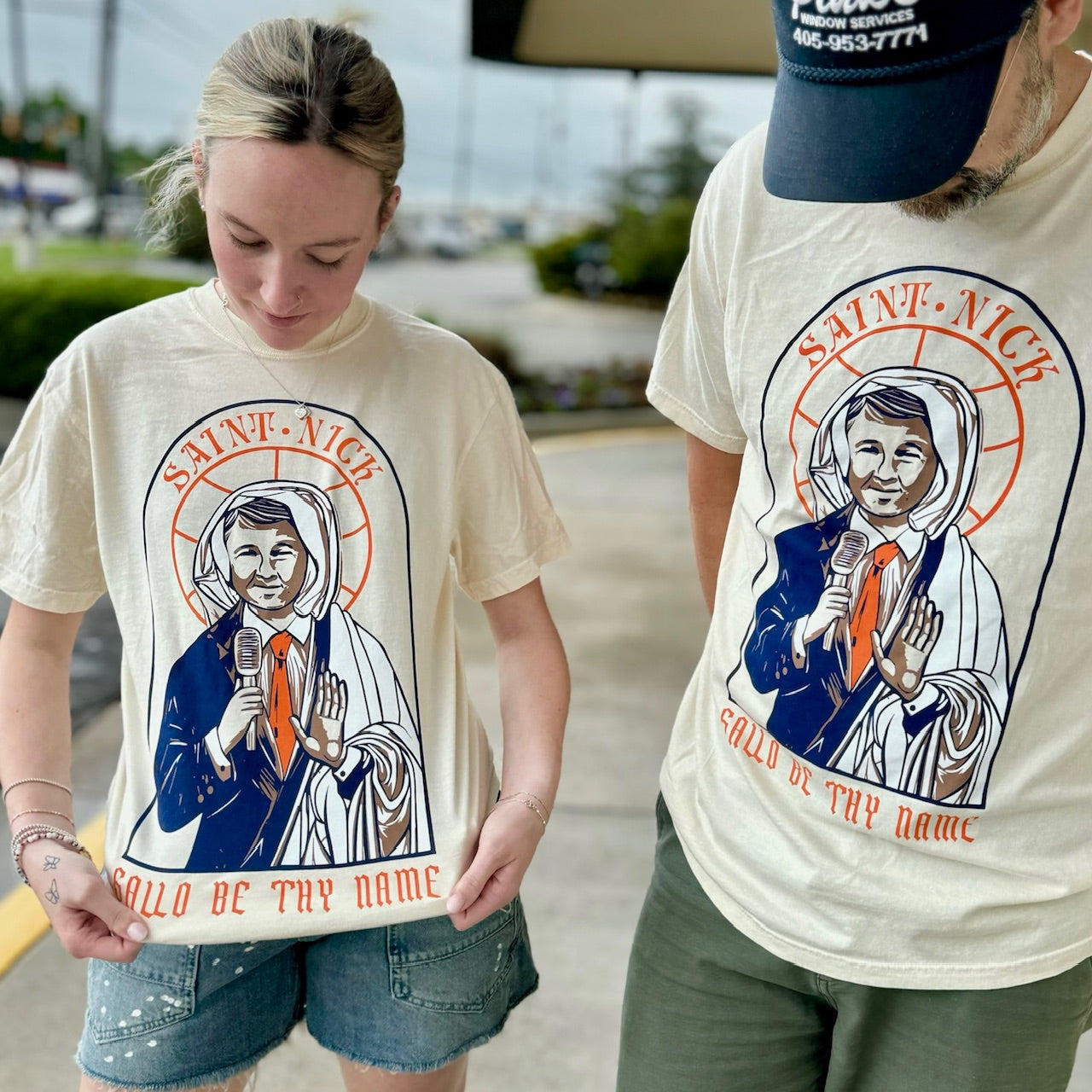 Saint Nick Tee - Ivory