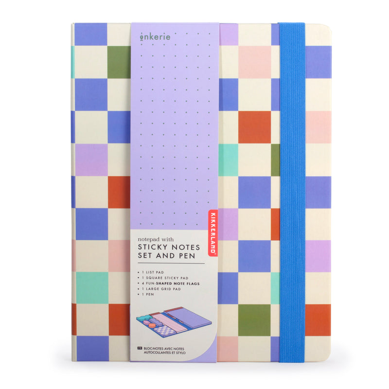 Notepad w/ Sticky Notes Set and Pen