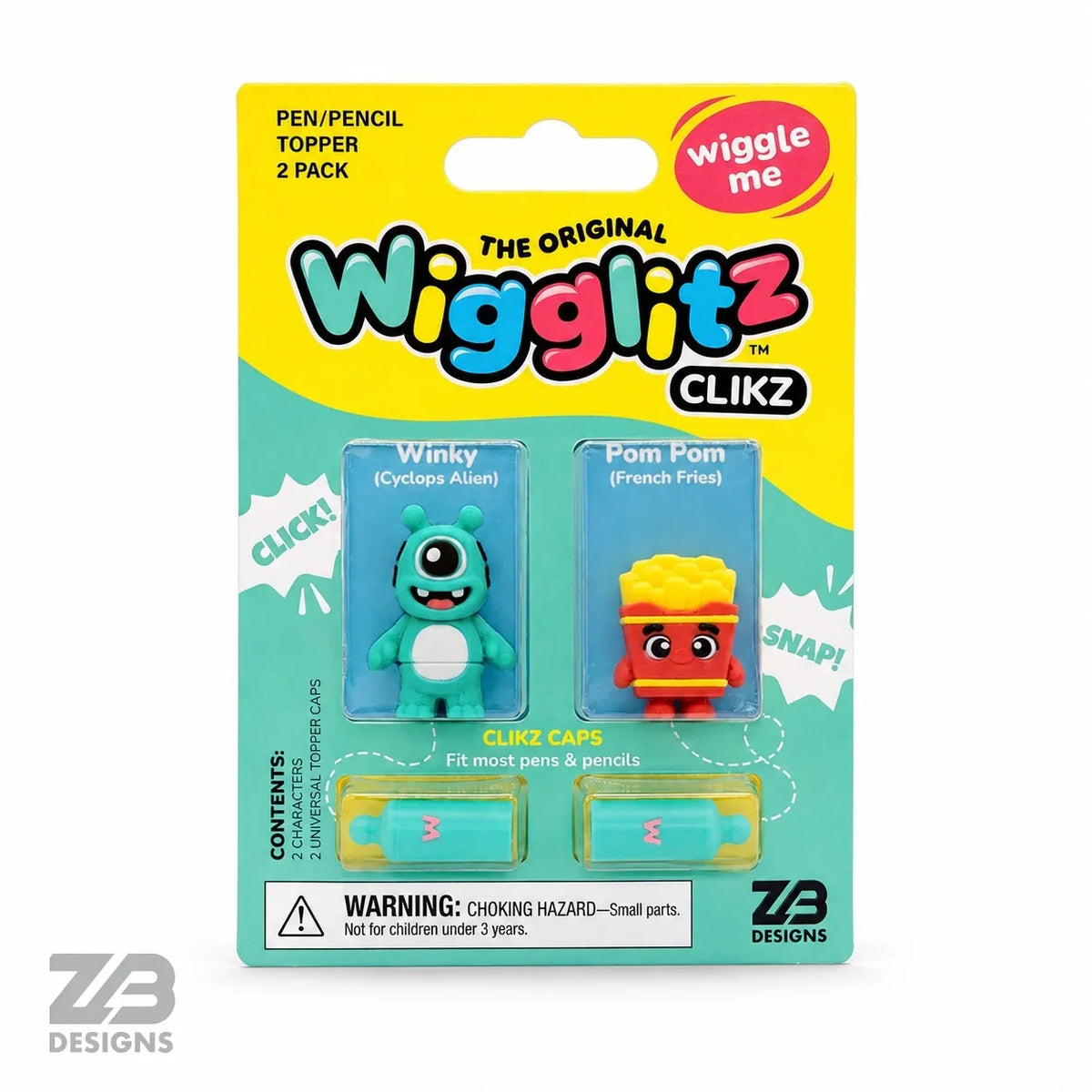 Clikz Pencil Toppers - Winky & PomPom Two-Pack