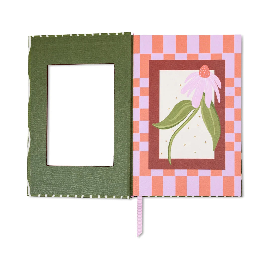 Framed Floral Journal - Coneflower
