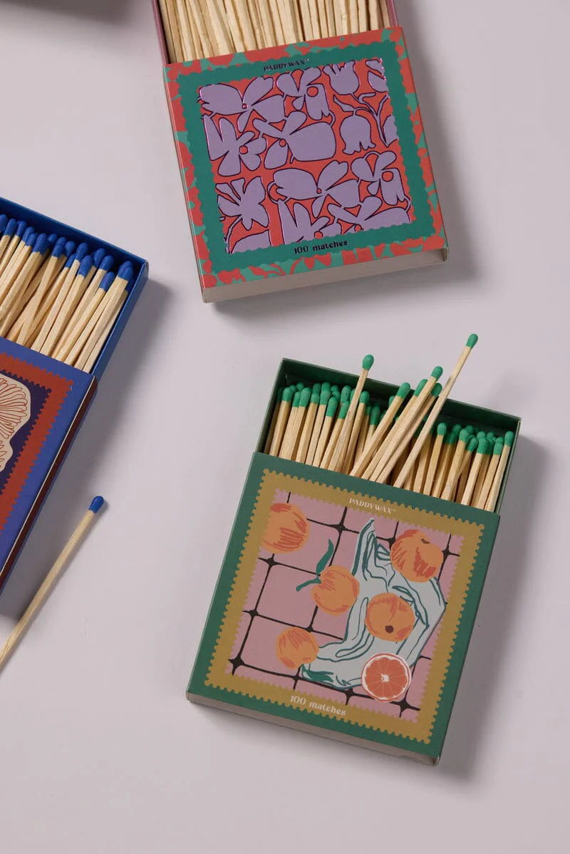 Jumbo Boxed Matches - Oranges