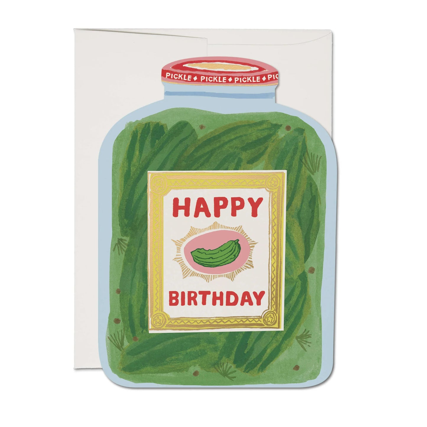Pickle Birthday Greeting Card