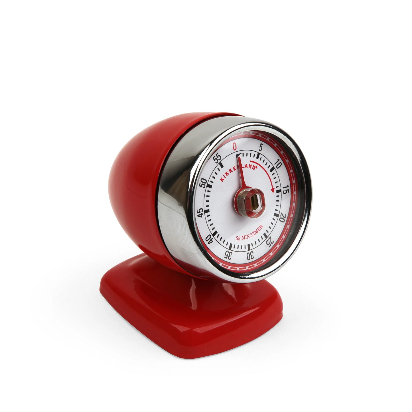 Vintage Streamline Kitchen Timer - Red