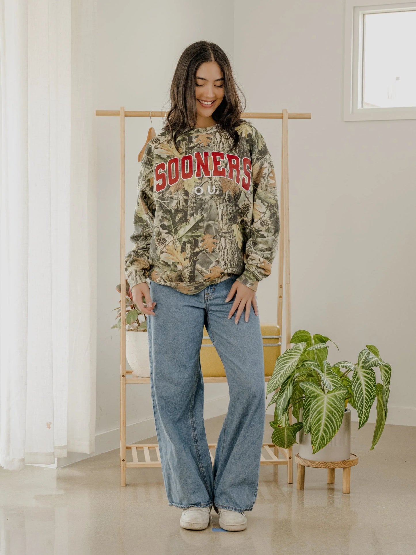 OU Sooners Filled Gault Camo Sweatshirt