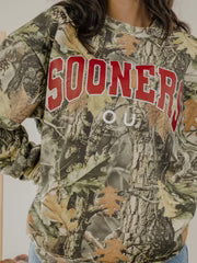 OU Sooners Filled Gault Camo Sweatshirt