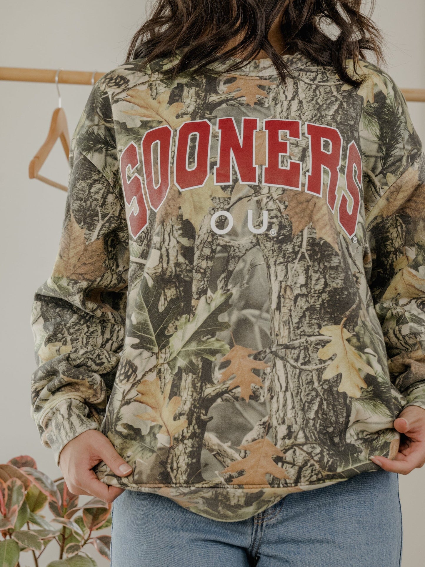 OU Sooners Filled Gault Camo Sweatshirt