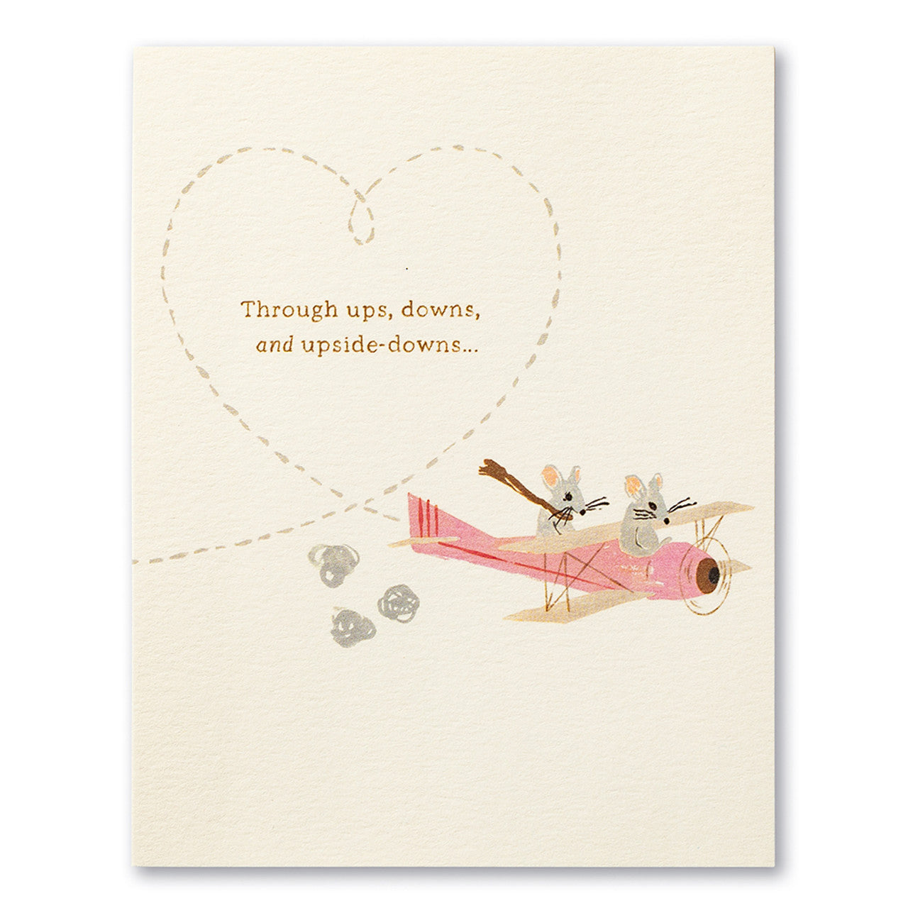 Through Ups, Downs, and Upside-Downs Card