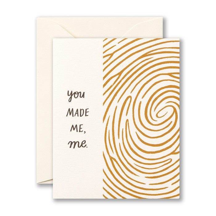 You Made Me, Me Card - Dad