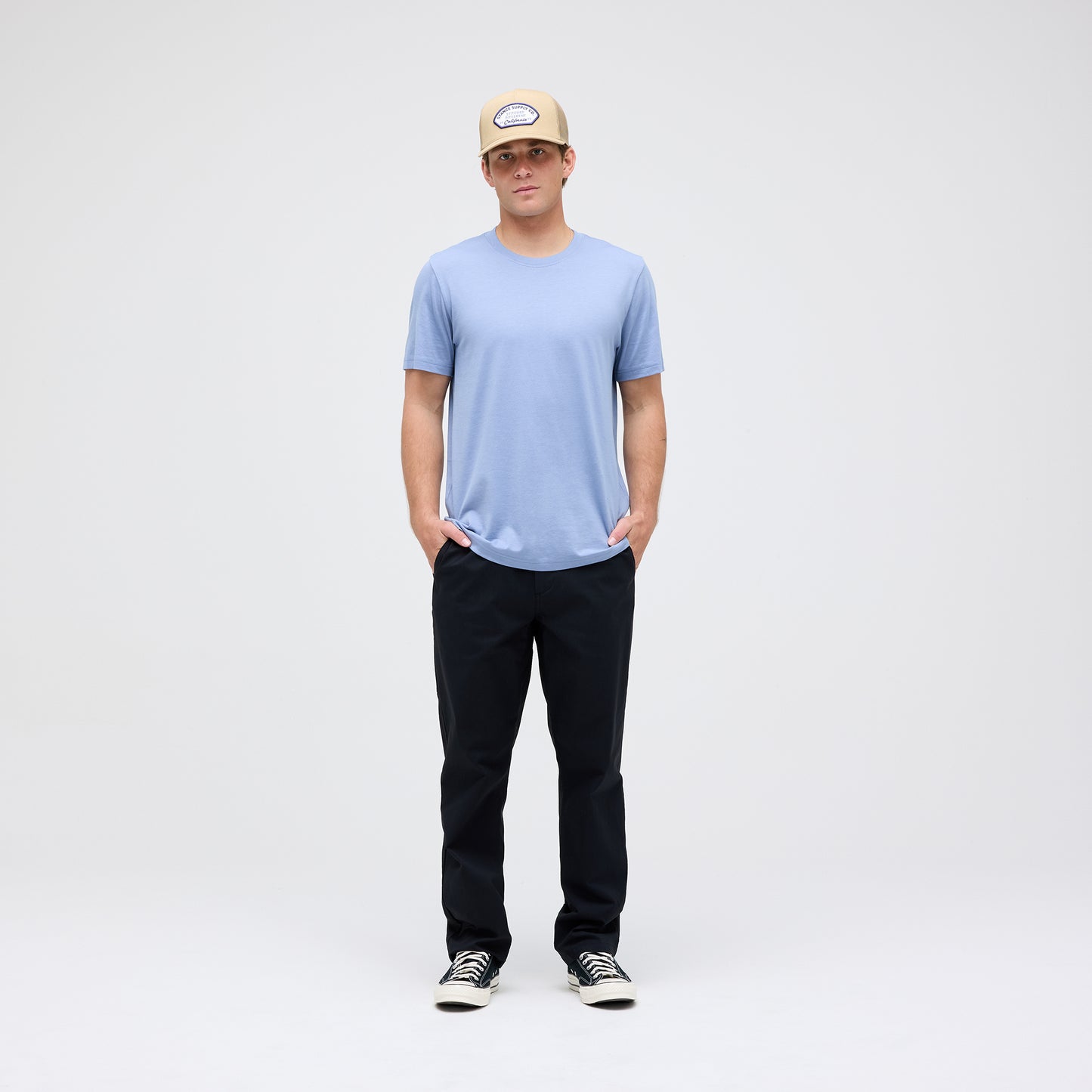 Butter Blend SS Tee - Stone Blue