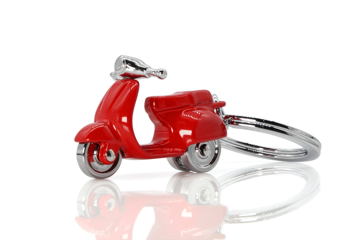 Scooter Red Keychain