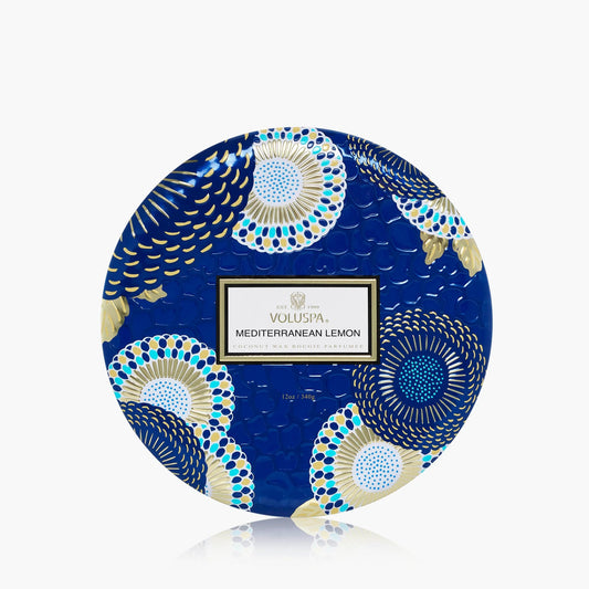 Mediterranean Lemon 3 Wick Tin