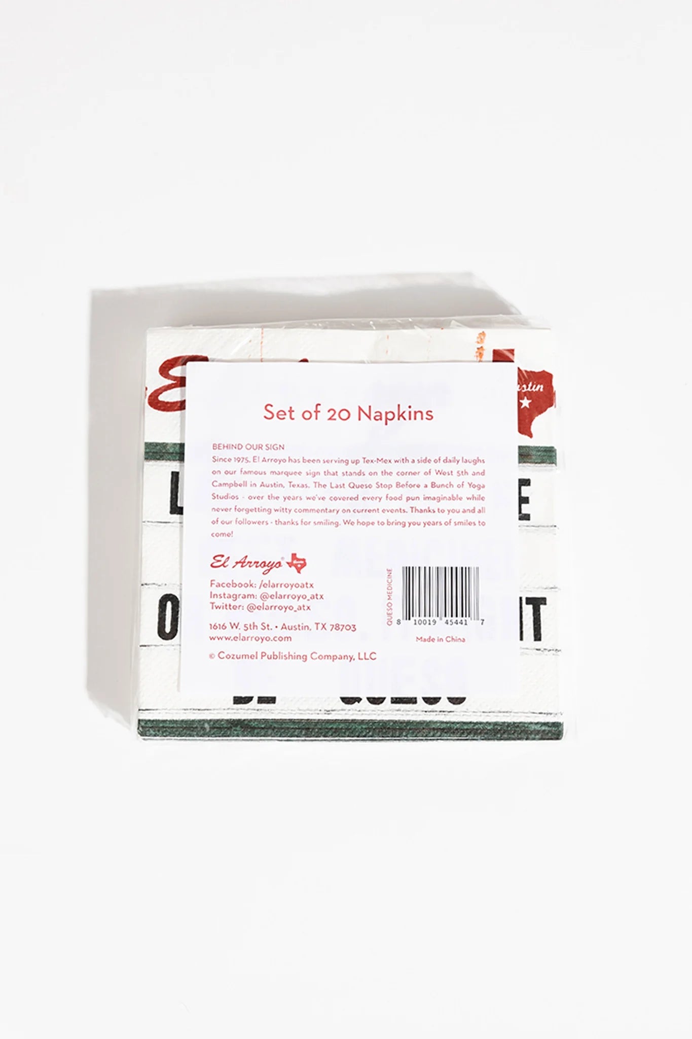 Queso Medicine Cocktail Napkins