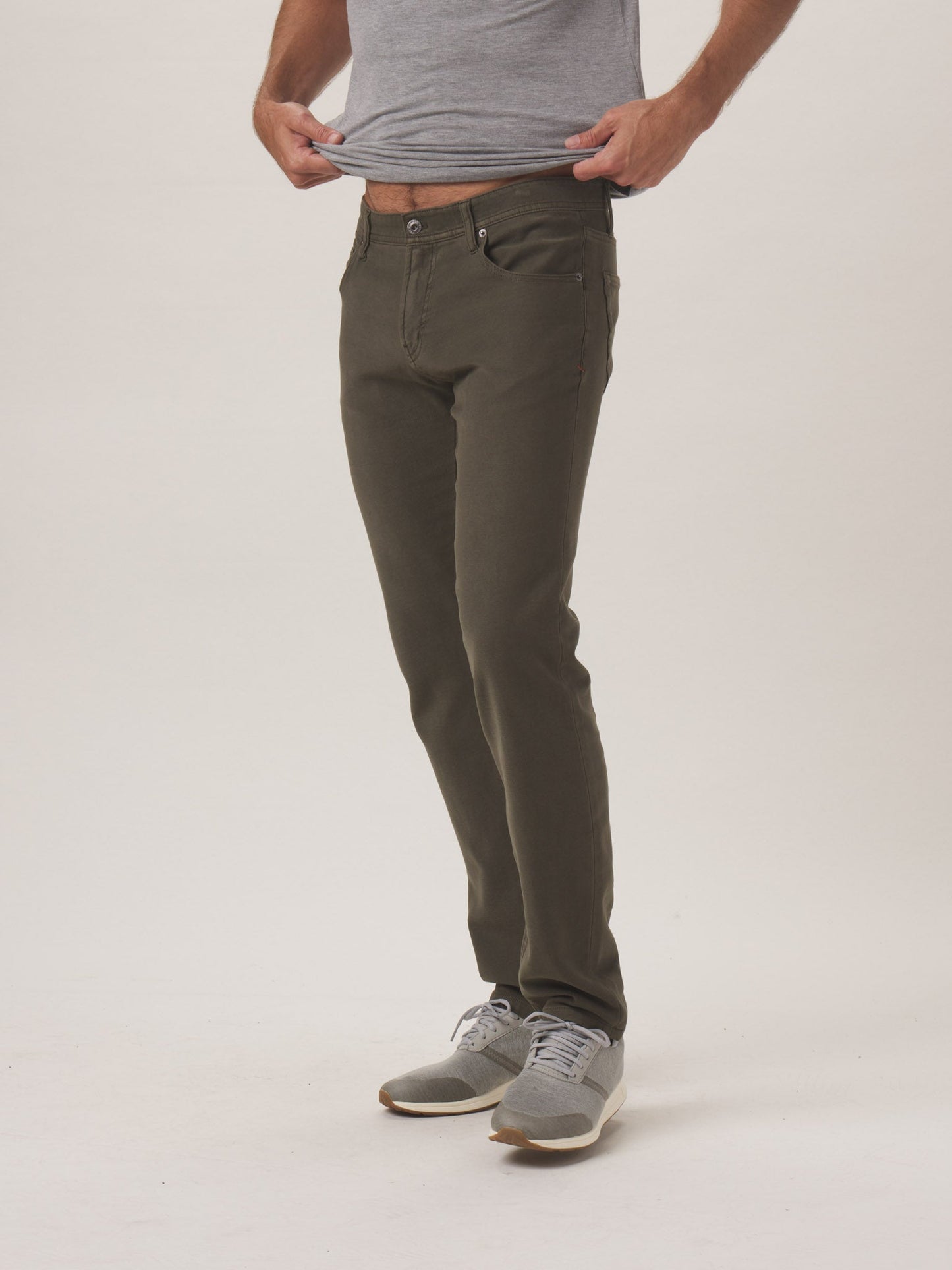 Comfort Terry Pant - Olive