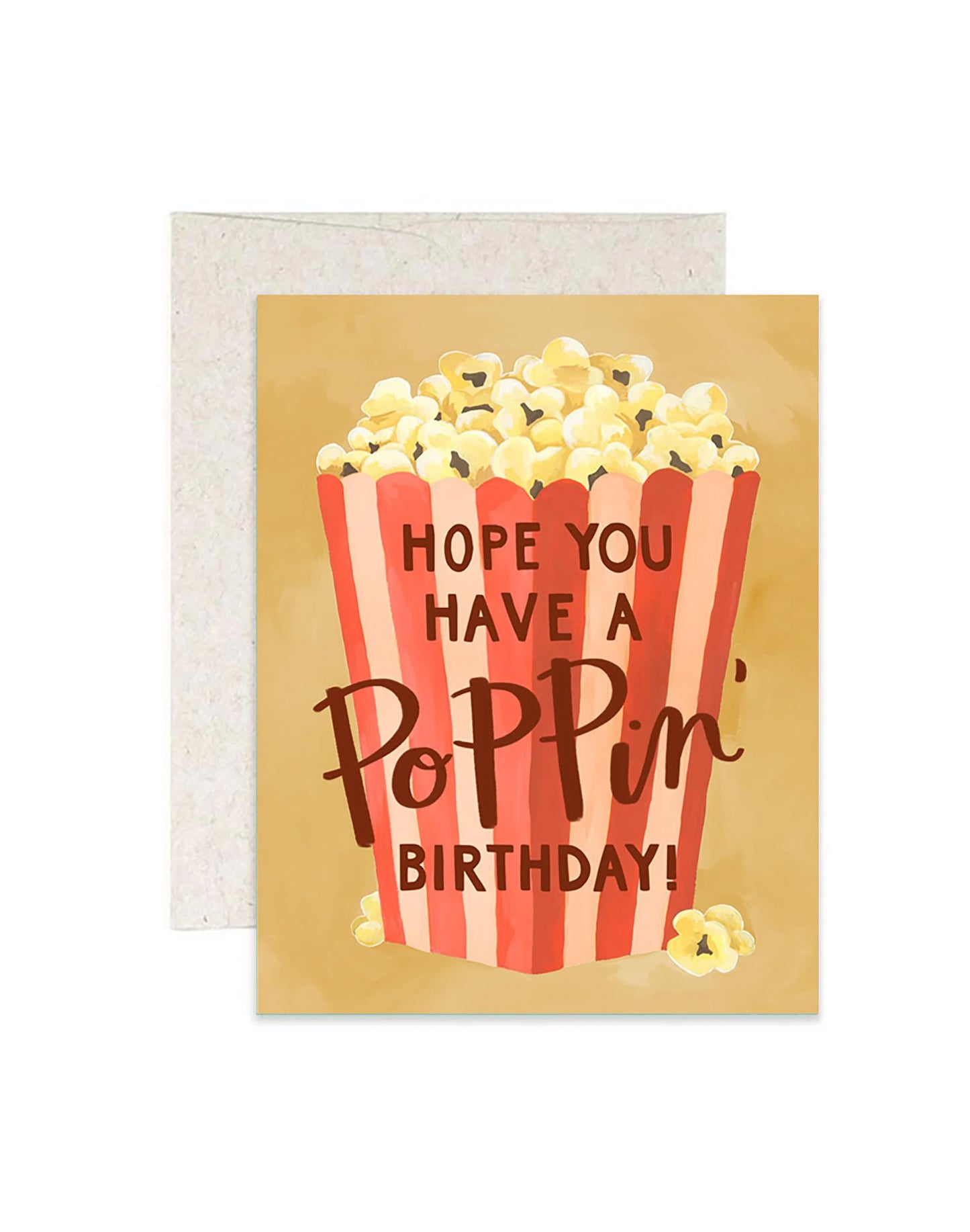 Birthday Popcorn Greeting Card