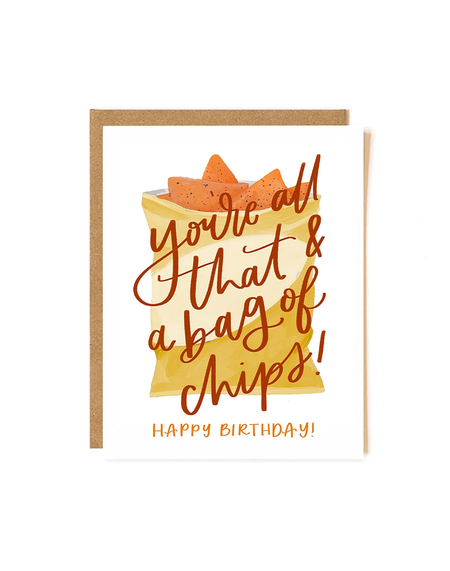 Birthday Chips Greeting Card
