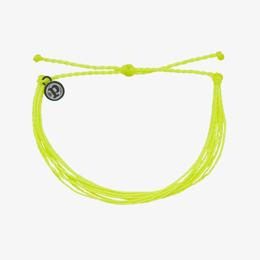 Bright Solid Bracelet - Neon Yellow